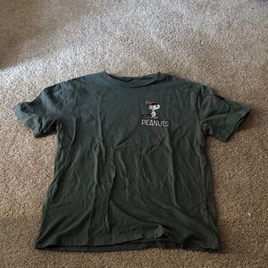 Peanuts Snoopy Dark Green Tee